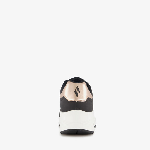 Uno-Shimmer Away dames sneakers zwart wit
