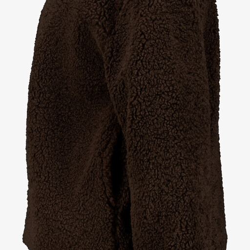 Dames teddy jas bruin
