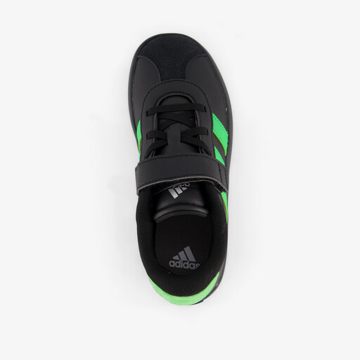 VL Court 3.0 EL leren kinder sneakers zwart groen