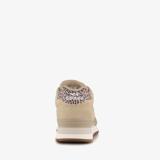 574 suède dames sneakers wit beige