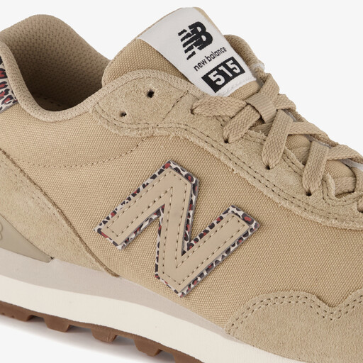 574 suède dames sneakers wit beige