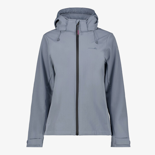 Softshell dames jas grijs 8000 mm waterkolom