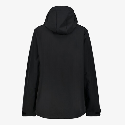 Softshell dames jas zwart 8000 mm waterkolom