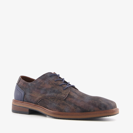 Heren veterschoenen blauw