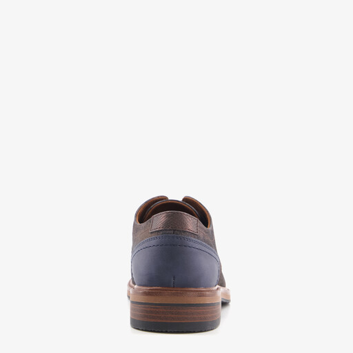 Heren veterschoenen blauw