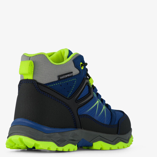 Hoge kinder wandelschoenen cat. A B blauw