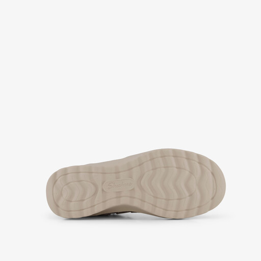 Lovely Vibe dames enkellaarsjes taupe