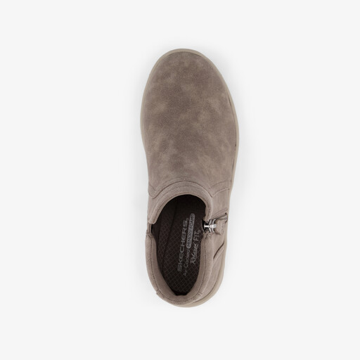 Lovely Vibe dames enkellaarsjes taupe