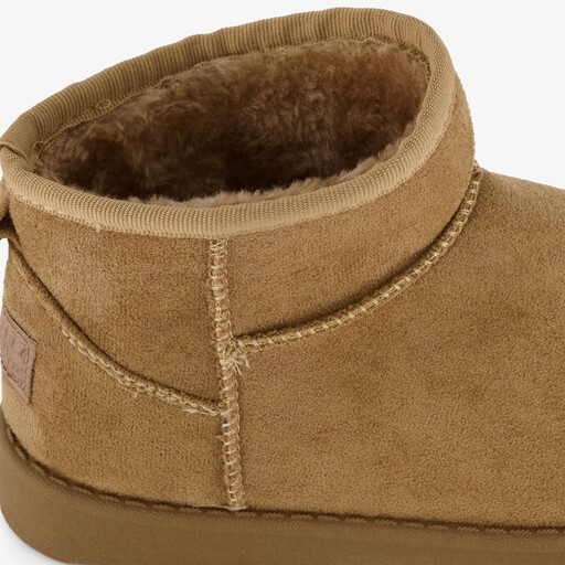 Gevoerde meisjes boots beige