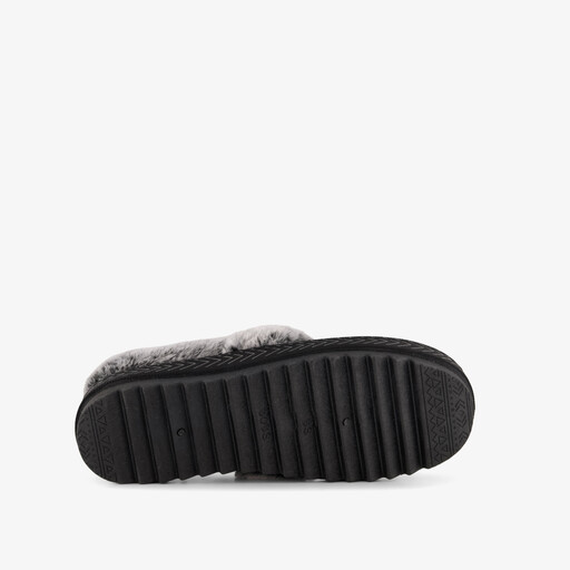BOBS Cozy Kiss - Snug Stitch dames pantoffels zwart