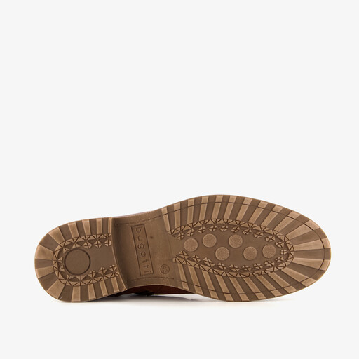 Leren heren veterschoenen cognac