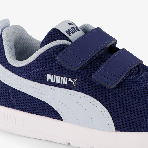 Courtflex V3 Mesh kinder sneakers blauw