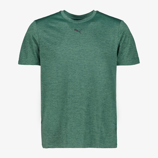 M TAD Essentials heren sport T-shirt groen gemêleerd