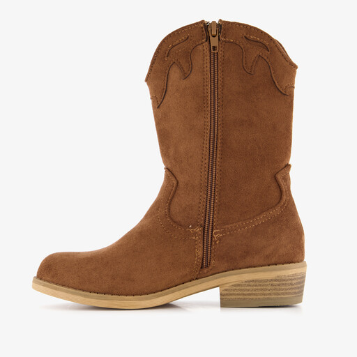 Meisjes cowboylaarsjes met franjes bruin