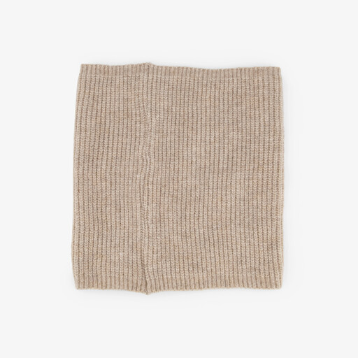 Gebreide dames colsjaal beige