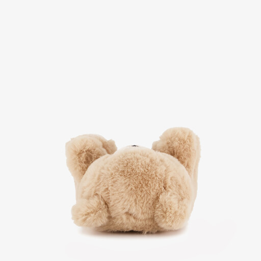 Kinder pantoffels teddybeer beige