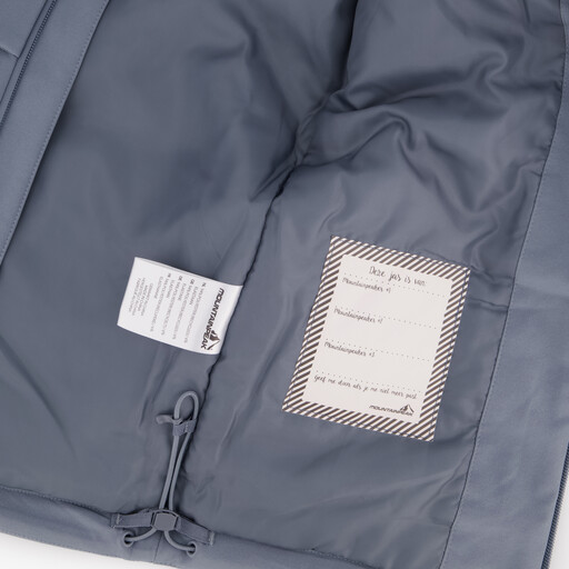 Meisjes softshell jas 8000 mm waterkolom blauw