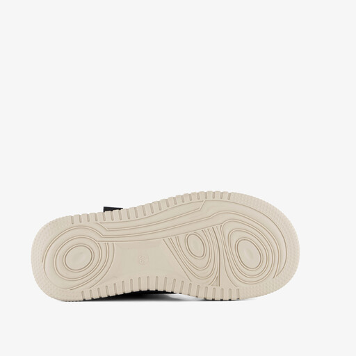 Gevoerde meisjes boots met panterprint bruin zwart