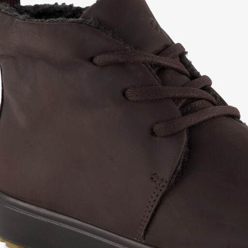 ECCO Classic Tred W leren dames veterschoenen bruin