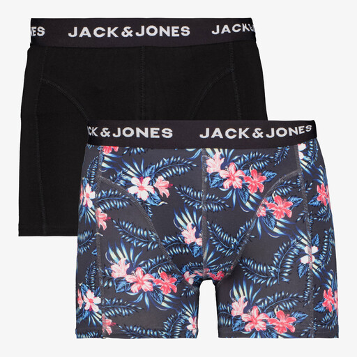 Jack en Jones 2-pack heren boxershorts roze bloemenprint