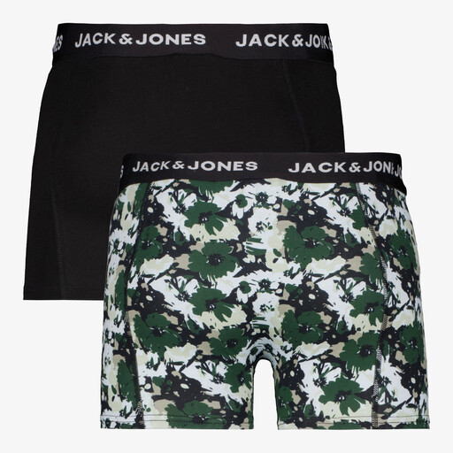 Jack en Jones 2-pack heren boxershorts zwart wit