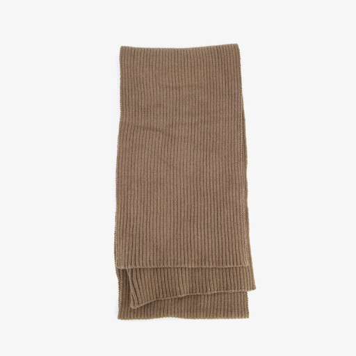 Gebreide heren sjaal taupe