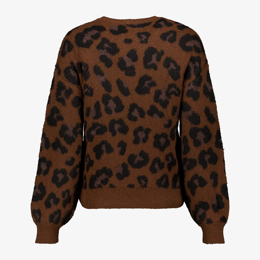 Unsigned heren longsleeve shirt met backprint beige