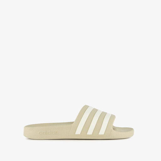 Adilette Aqua unisex badslippers beige