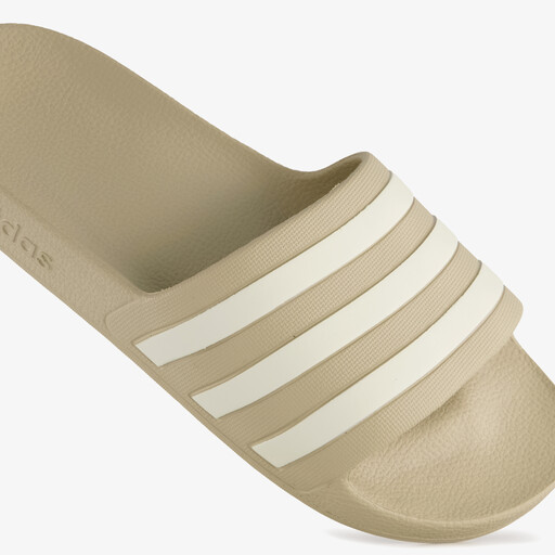 Adilette Aqua unisex badslippers beige