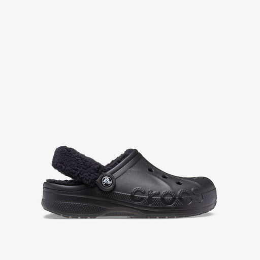 Baya Lined Fuzz Strap dames klompen zwart