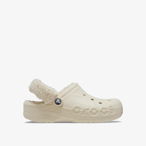 Baya Lined Fuzz Strap dames klompen wit