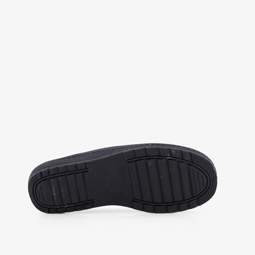 Heren instap pantoffels zwart
