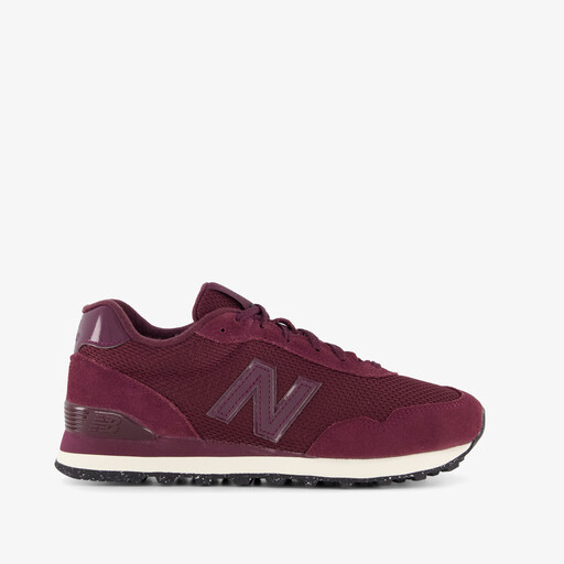 515 suède dames sneaker bordeauxrood