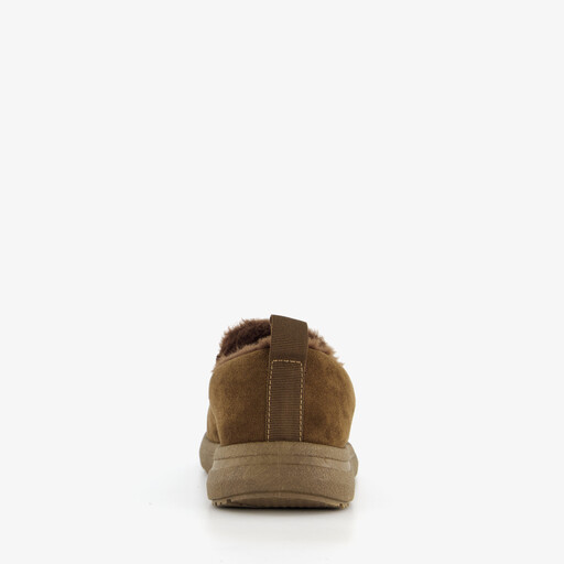Gevoerde heren pantoffels bruin
