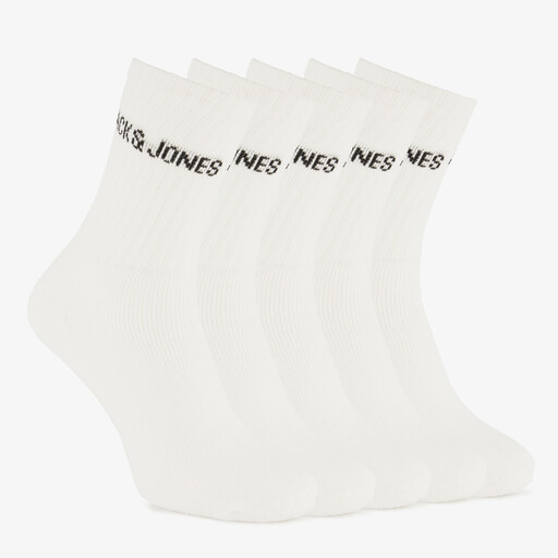 5 paar heren sokken wit