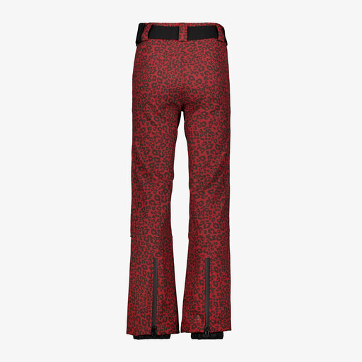 Dames skibroek rood 8000 mm waterkolom
