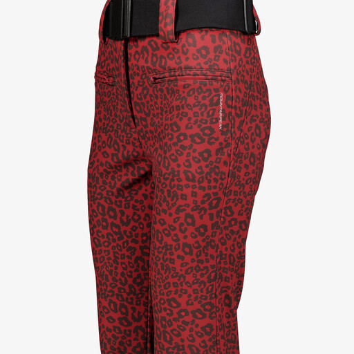 Dames skibroek rood 8000 mm waterkolom