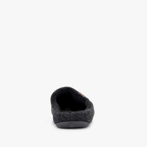 Heren instap pantoffels zwart