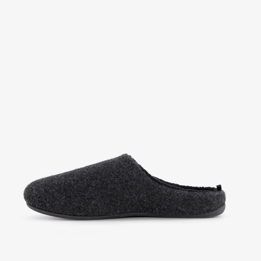 Heren instap pantoffels zwart