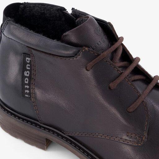 Leren heren veterschoenen bruin