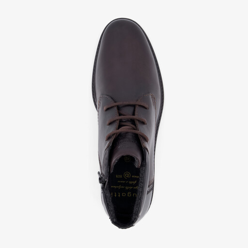 Leren heren veterschoenen bruin