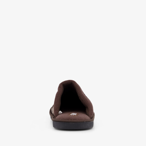 Heren instap pantoffels bruin