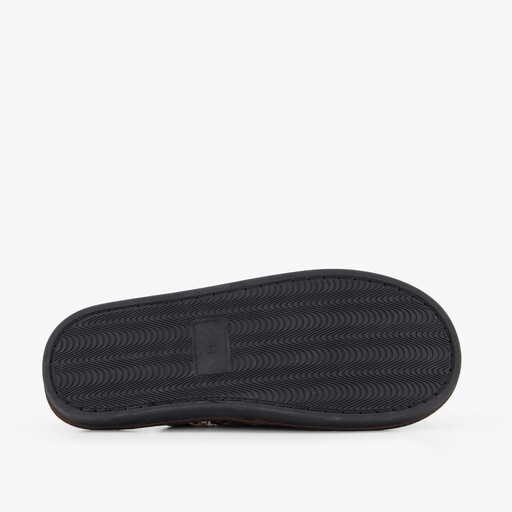Heren instap pantoffels bruin