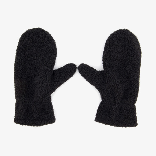 Dames teddy wanten zwart