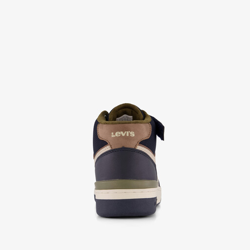 Dereck Mid hoge jongens sneaker blauw wit