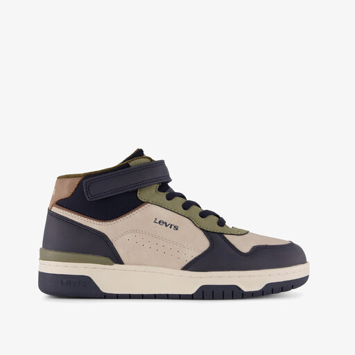 Dereck Mid hoge jongens sneaker blauw wit