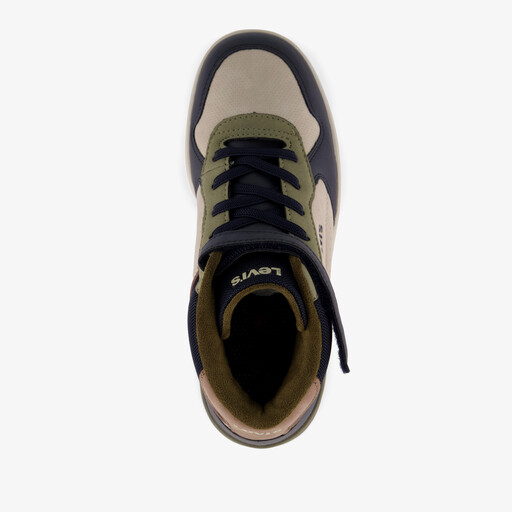Dereck Mid hoge jongens sneaker blauw wit