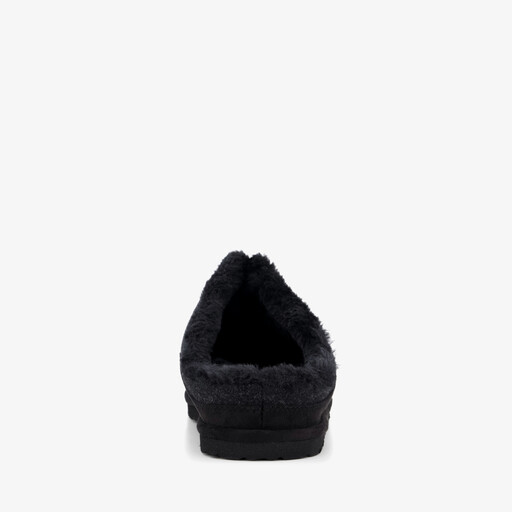 Heren vilten pantoffels zwart