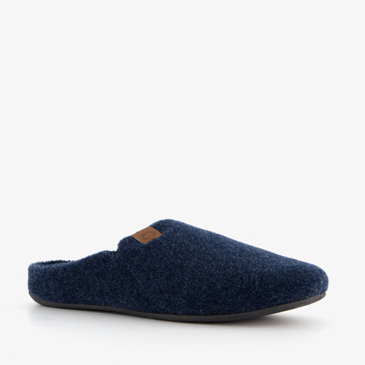 Heren instap pantoffels blauw