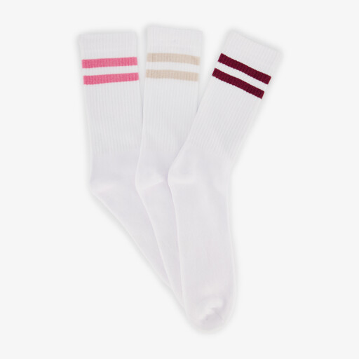 3-pack dames sportsokken wit